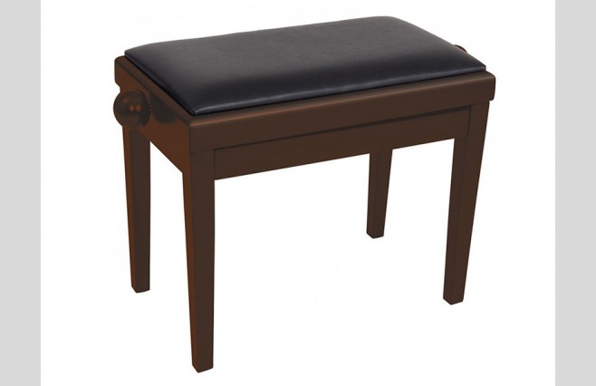 Kinsman KPB03WAL Dark Walnut Adjustable Height Piano Stool - Image 1
